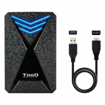 Boîtier pour disque dur TooQ TQE-2550BL 2,5" USB 3.0 Bleu Noir 2,5"