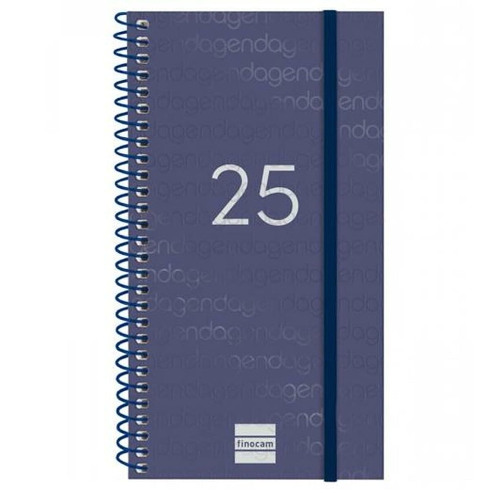 Agenda Finocam YEAR Bleu Mini 9,4 x 17,1 cm 2025