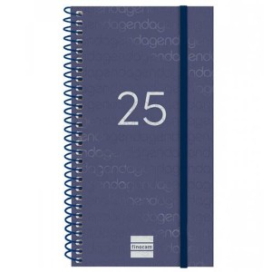 Agenda Finocam YEAR Bleu Mini 9,4 x 17,1 cm 2025