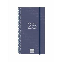 Agenda Finocam YEAR Bleu Mini 9,4 x 17,1 cm 2025