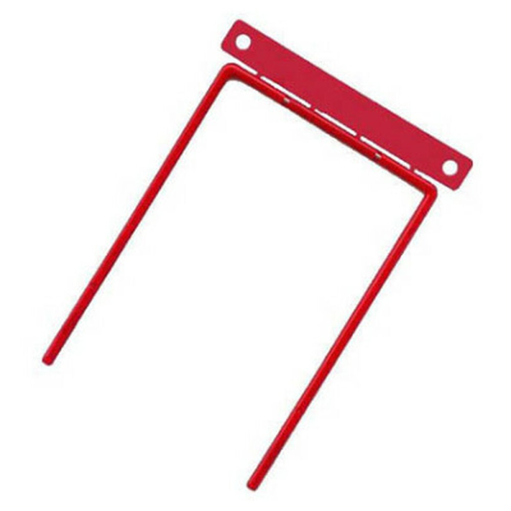 Trombone Elba D-Clip reliure Rouge fils de fer 100 Pièces