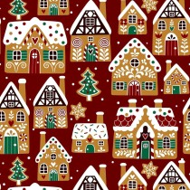 Fleckenabweisende geharzte Tischdecke Belum Merry Christmas Bunt 250 x 140 cm