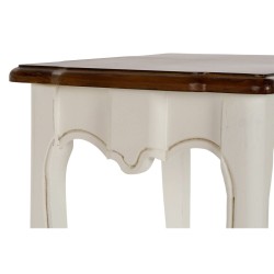 Jeu de 3 tables DKD Home Decor Blanc Marron 60 x 40 x 66 cm