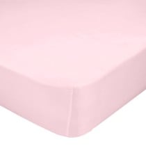 Drap housse HappyFriday BASIC KIDS Rose clair 60 x 120 x 14 cm