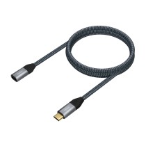 Câble USB-C Aisens A107-0635 Gris 1 m