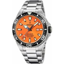 Montre Homme Festina F20663/4 Orange Argenté