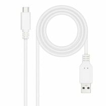 Câble USB NANOCABLE 10.01.2103-W 3 m Blanc