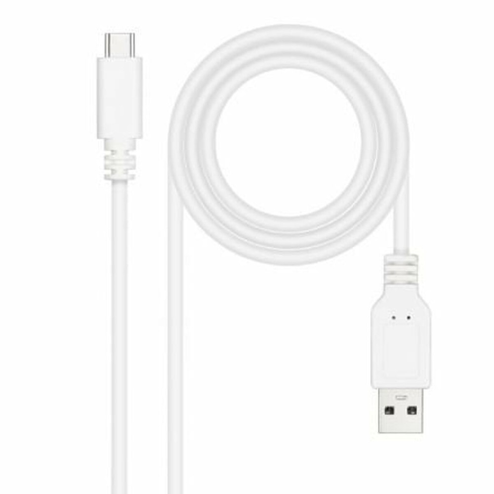 USB Cable NANOCABLE 10.01.2103-W 3 m White