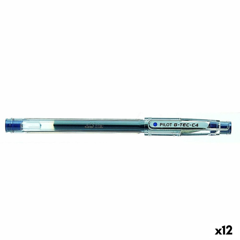 Gel-Stift Pilot G-TEC C4 Blau 0,2 mm (12 Stück)