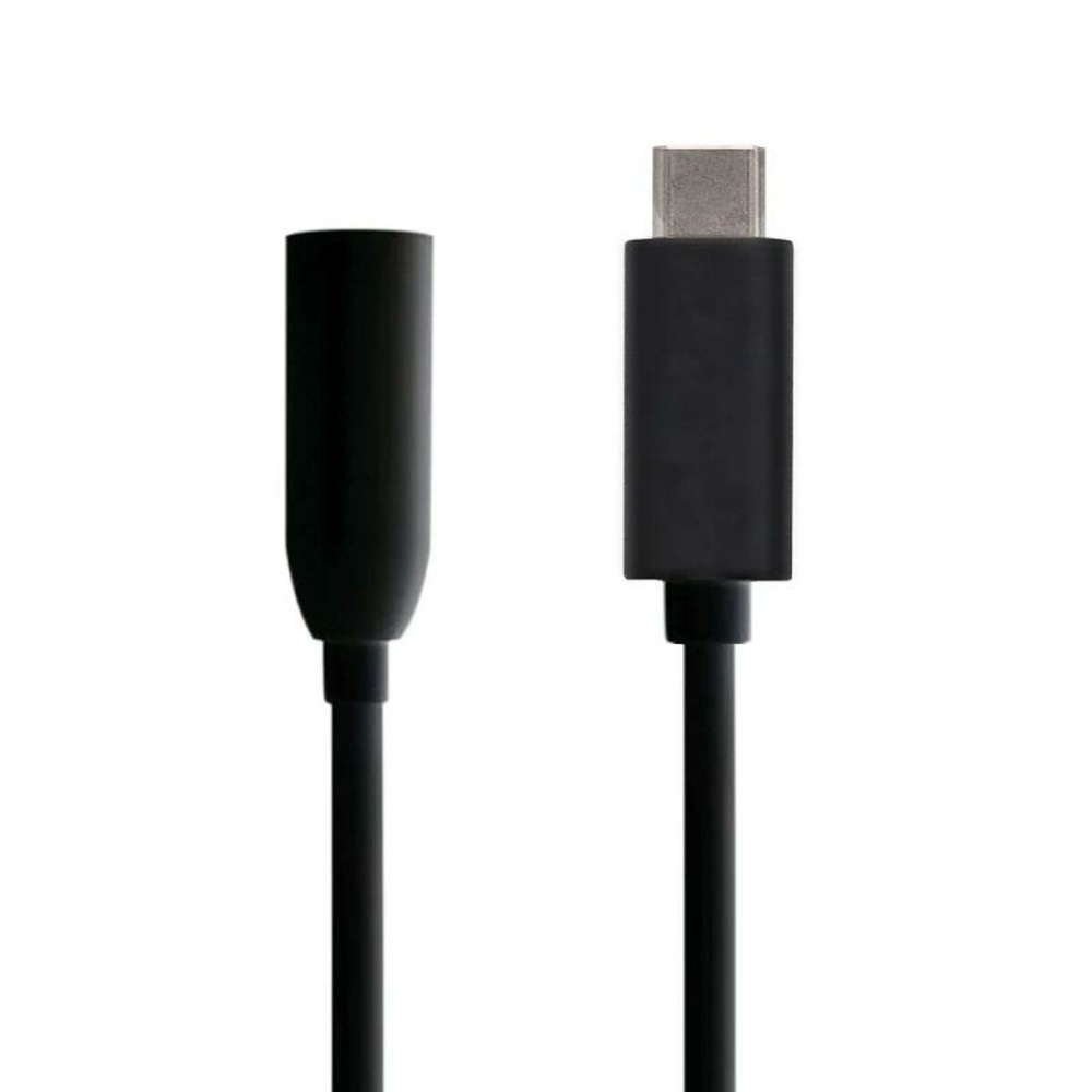 Adaptateur USB-C vers Jack 3.5 mm Aisens A109-0348 Noir 15 cm (1 Unité)