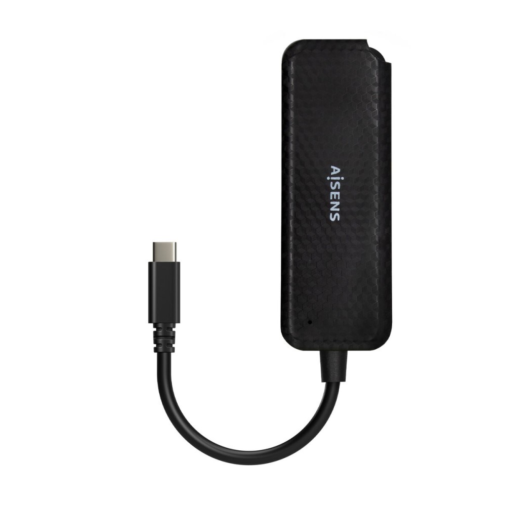 Hub USB Aisens A109-0715 Schwarz (1 Stück)