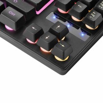 Clavier pour jeu Mars Gaming MKTKLES LED RGB Espagnol Qwerty