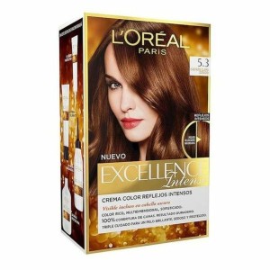 Dauerfärbung Excellence Intense L'Oreal Make Up Excellence Helles Goldkastanienbraun (1 Stück)