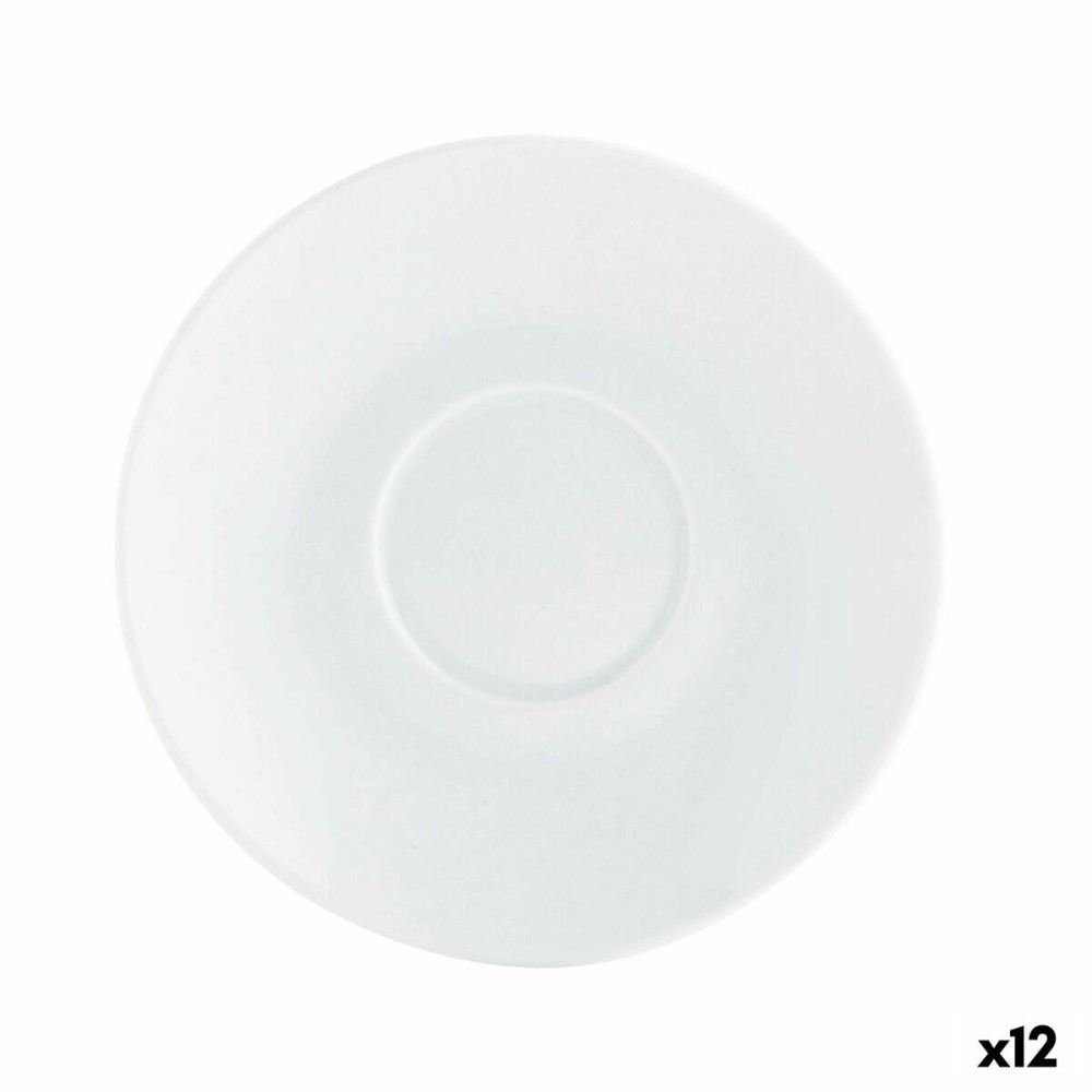 Assiette Quid Basic Céramique Blanc (15,5 cm) (Pack 12x)