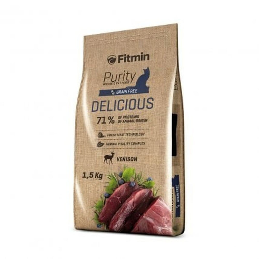 Katzenfutter Fitmin Purity Delicious Erwachsener Ente Wildschwein 1,5 Kg