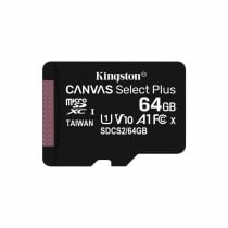 Micro SD Memory Card with Adaptor Kingston Canvas Select Plus 64GB 64 GB