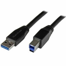 USB A zu USB-B-Kabel Startech USB3SAB5M Schwarz 5 m