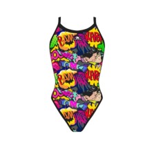 Women’s Bathing Costume Turbo Revolution Comic Black S