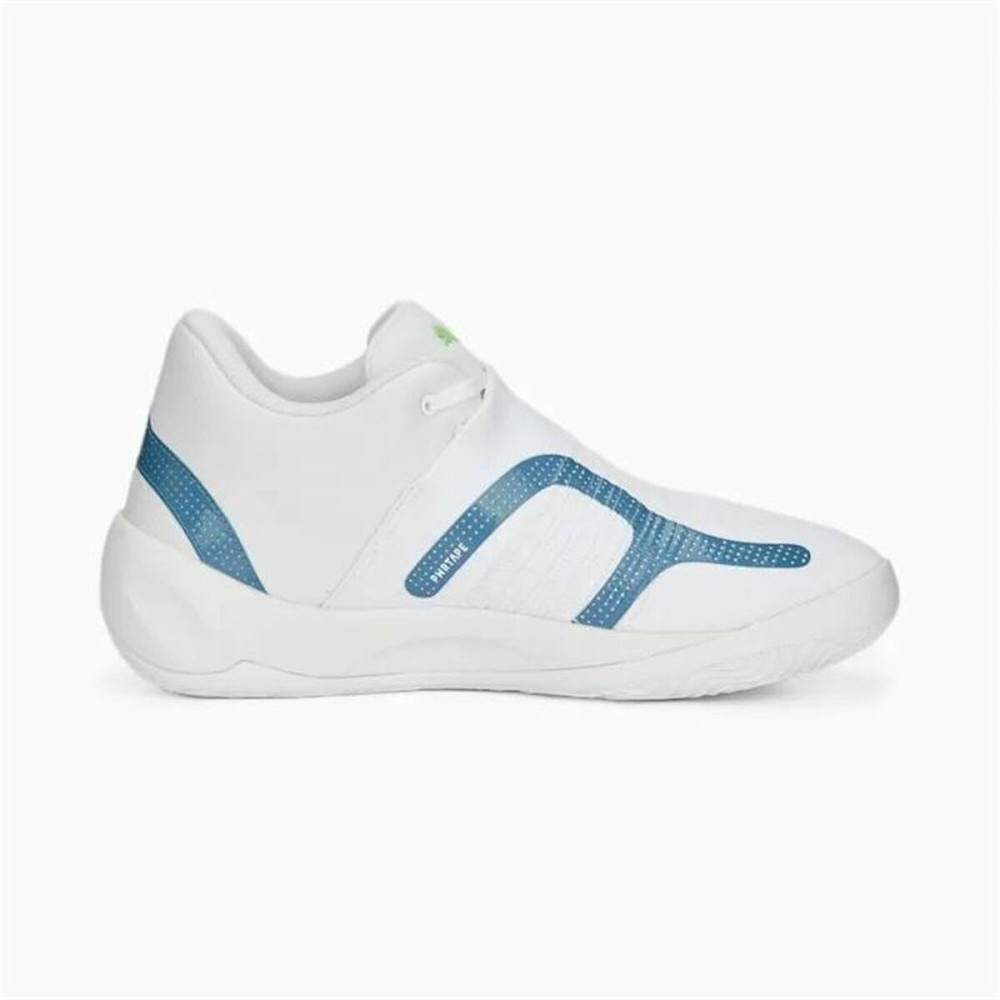 Chaussures de Basket-Ball pour Adultes Puma Rise NITRO Blanc