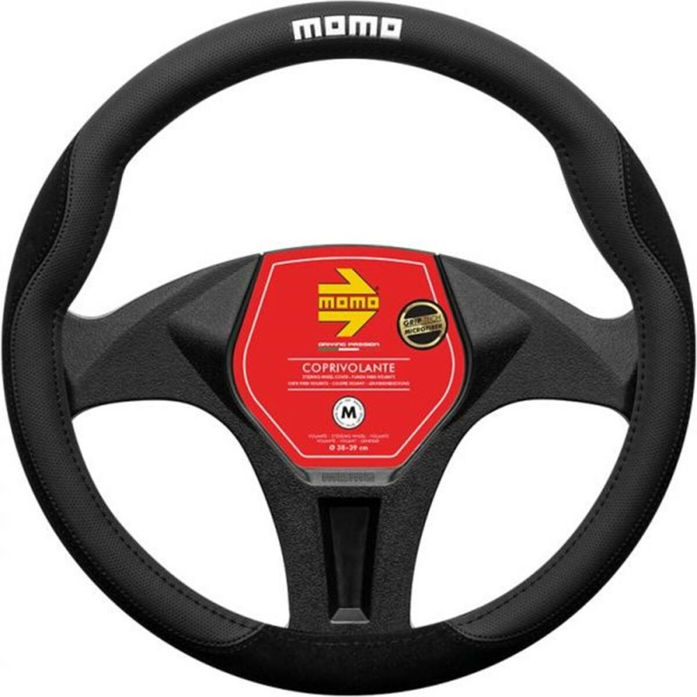 Steering Wheel Cover Momo MOMLSWC0COMBK Ø 38-39 cm