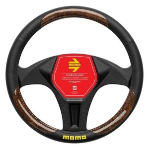 Steering Wheel Cover Momo MOMLSWC0BRBKW Ø 38-39 cm