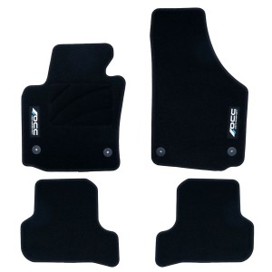 Set de tapis de voitures OCC Motorsport OCCST0015LOG Seat Leon Mk2 5 Pièces