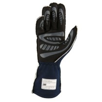 Karting Gloves OMP OMPIB0-0776-A01-244-L Navy Blue L FIA 8856-2018