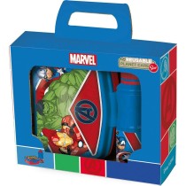 Brotzeitdose mit Flasche The Avengers CZ11275 380 ml 17 cm Kunststoff