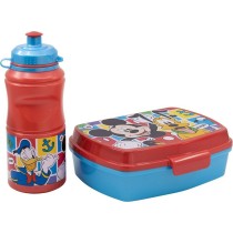 Picnic Holder and Bottle Included Mickey Mouse CZ11277 380 ml 17 cm Plastic