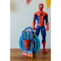 Ensemble Vaisselle pour Enfants Spider-Man CZ11313 Plastique (5 Pièces)