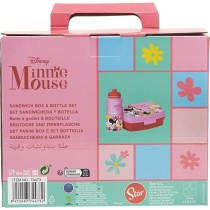 Picnic Holder and Bottle Included Minnie Mouse CZ11278 380 ml 17 cm Plastic