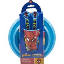 Ensemble Vaisselle pour Enfants Spider-Man CZ11313 Plastique (5 Pièces)