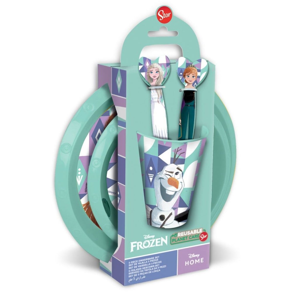 Kindergeschirr-Set Frozen CZ11310 Kunststoff (5 Stücke)