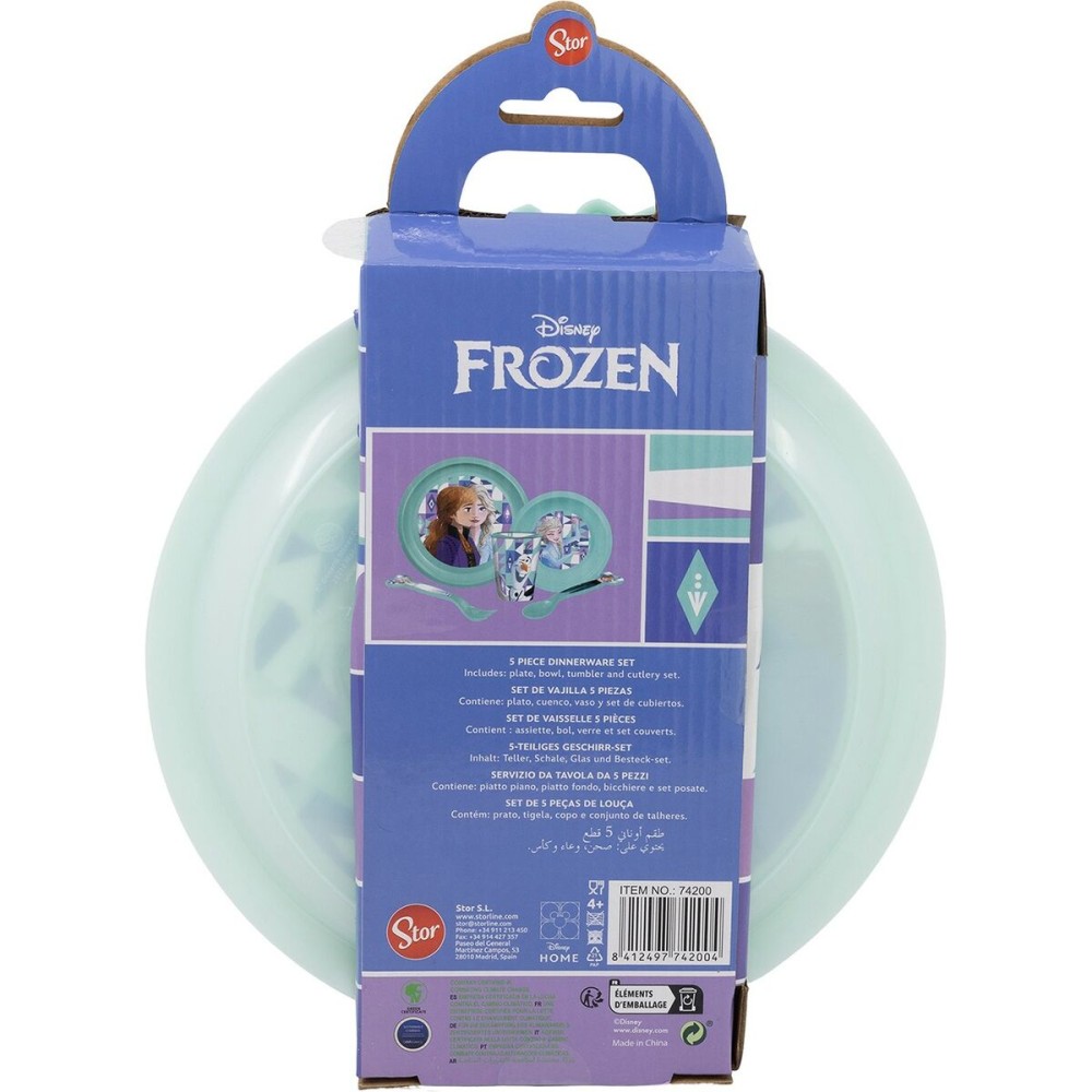 Kindergeschirr-Set Frozen CZ11310 Kunststoff (5 Stücke)