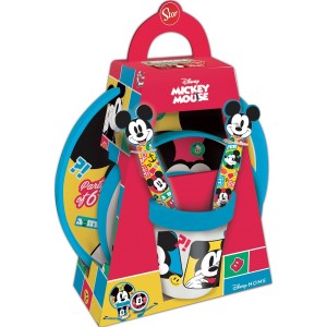 Kindergeschirr-Set Mickey Mouse CZ11306 Kunststoff (5 Stücke)