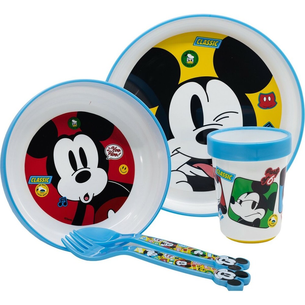 Kindergeschirr-Set Mickey Mouse CZ11306 Kunststoff (5 Stücke)