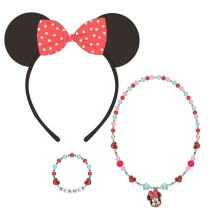 Schmuckkit Minnie Mouse Rosa 3 Stücke