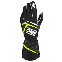 Gants OMP OMPIB0-0776-A01-178-L Jaune Noir L FIA 8856-2018