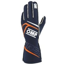 Gants OMP OMPIB0-0776-A01-249-L Orange L FIA 8856-2018 Blue marine