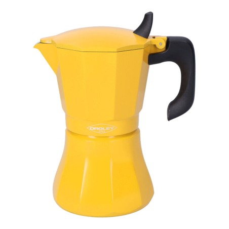 Italian Coffee Pot Oroley Petra Mustard 6 Cups