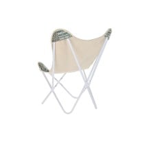 Chaise de jardin DKD Home Decor Bleu Blanc Vert Fer 74 x 65 x 90 cm