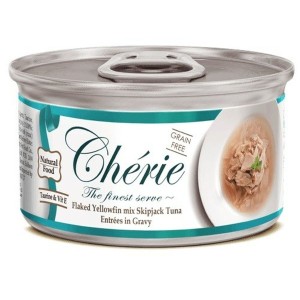 Aliments pour chat Cherie Tuna in gravy Poisson