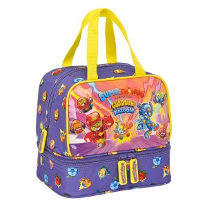 Sac Thermique SuperThings Guardians of Kazoom Jaune Violet 20 x 20 x 15 cm