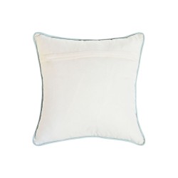 Coussin Home ESPRIT Bleu Blanc Vert 40 x 5 x 40 cm (2 Unités)