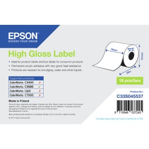 Thermopapierrolle Epson C33S045537 (1 Stück)