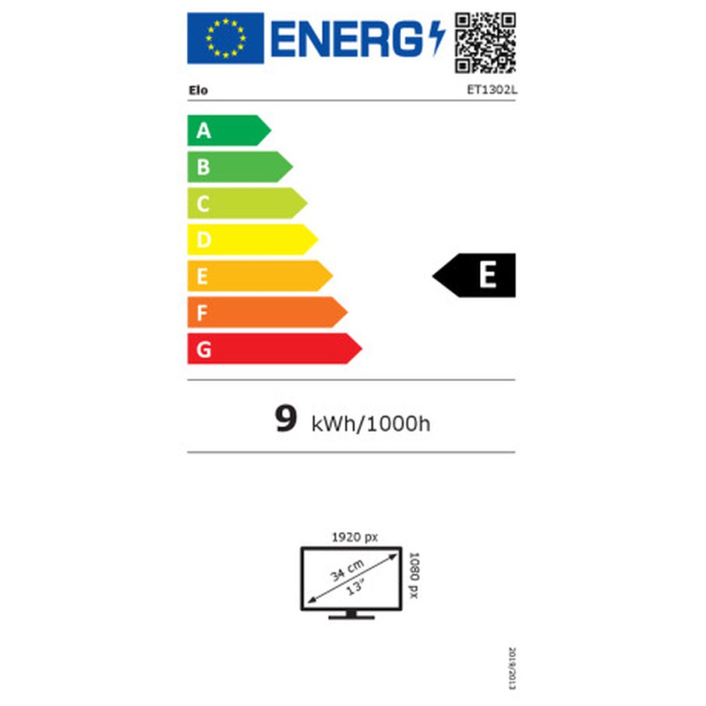 Monitor Elo Touch Systems E683595 Full HD 13,3" 50-60 Hz