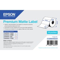 Etiquettes pour Imprimante Epson C33S045534 Blanc