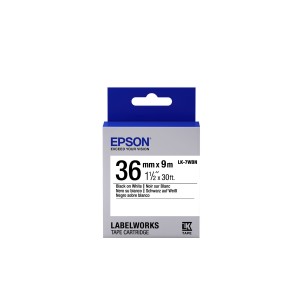 Etiquettes pour Imprimante Epson C53S657006 Noir Noir/Blanc