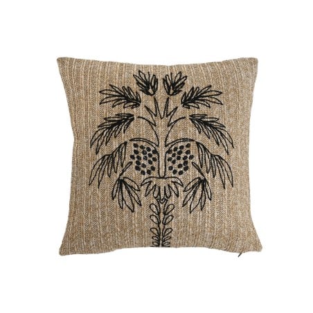 Coussin Home ESPRIT Naturel Palmier 42 x 15 x 42 cm