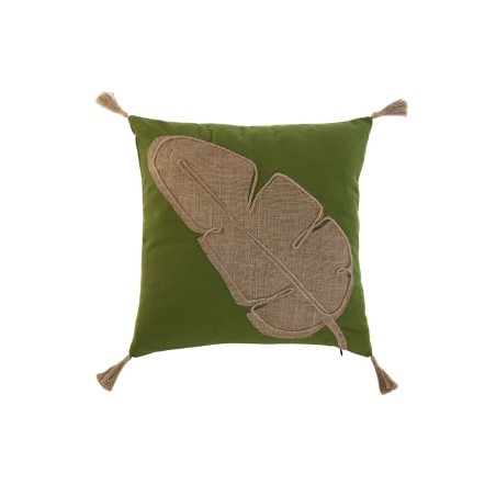 Coussin Home ESPRIT Vert Naturel Boho 45 x 5 x 45 cm